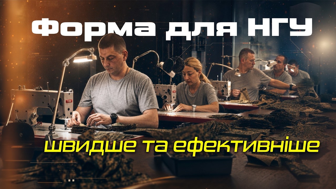 Фото для новини:Власне виробництво форми НГУ: швидше забезпечення бійців та економія коштів