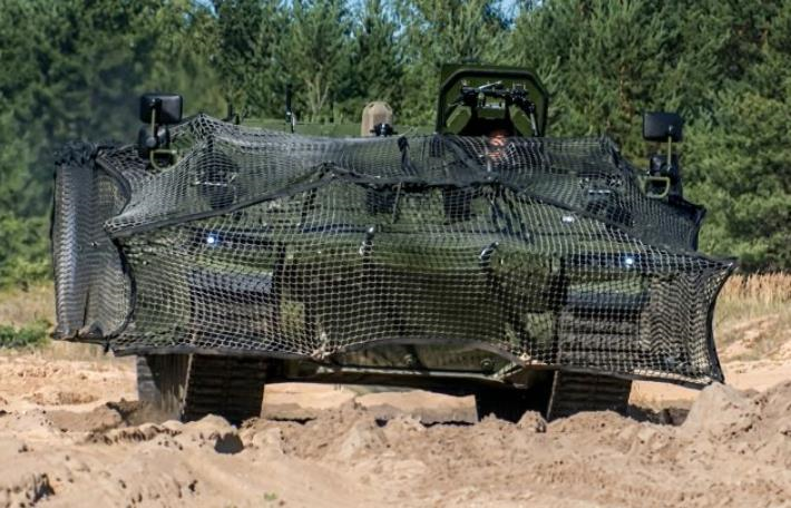 Фото для новини:Латвія озброїла БМП Hunter засобами проти дронів
