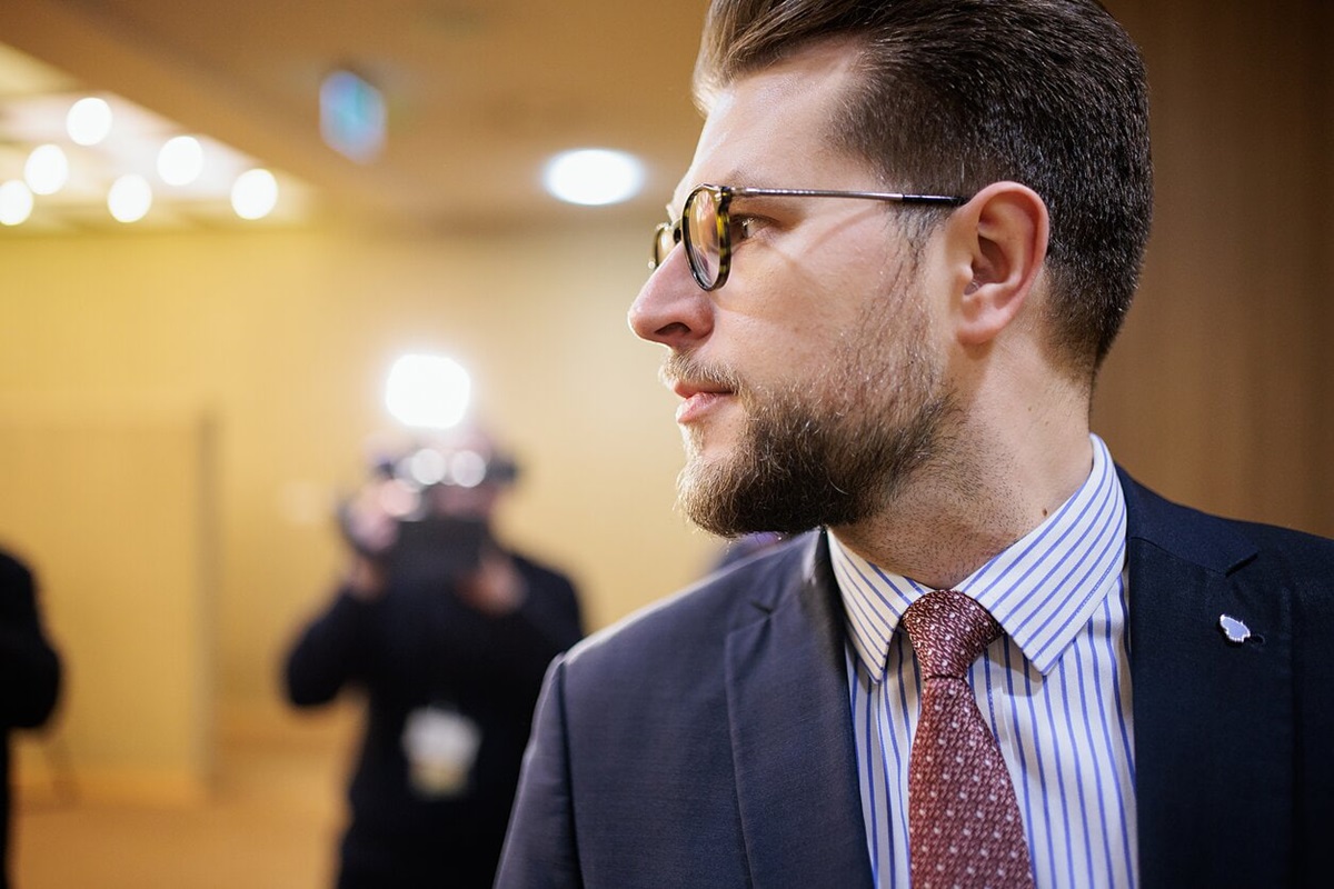 Фото для новини:Міністр енергетики Литви пережив масовану атаку РФ у Києві в укритті