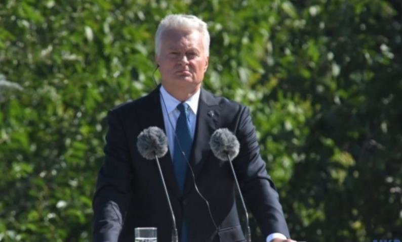 Фото для новини:Президент Литви у Києві заговорив українською