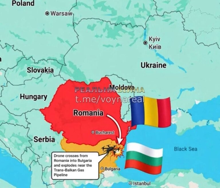 Фото для новини:У Болгарії невідомий БПЛА вибухнув поблизу газопроводу