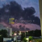 Фото для новини:У Самарській області горить Новокуйбишевський НПЗ - OSINT
