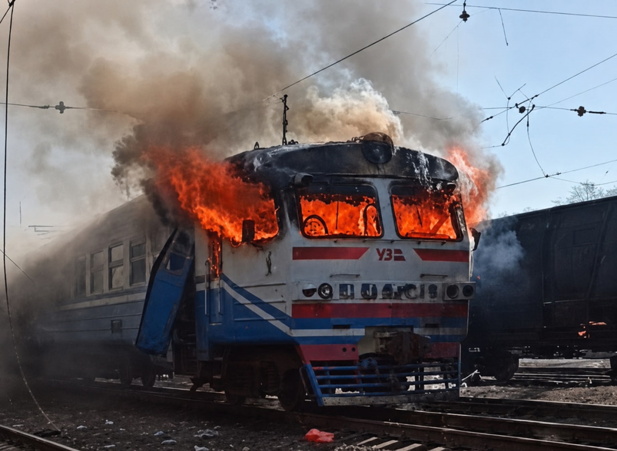 Фото для новини:Удар по потягу на Харківщині: число жертв зросло